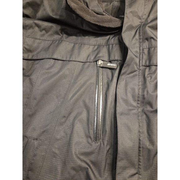 Oobe Black Hooded Jacket Size Large BMW On The Sleeve - Picture 2 of 7